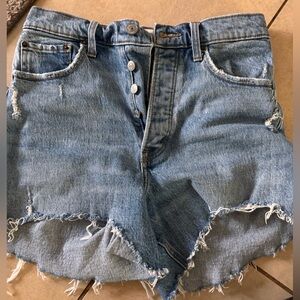 Abercrombie high rise dad shorts 25. Inseam shorter, never worn